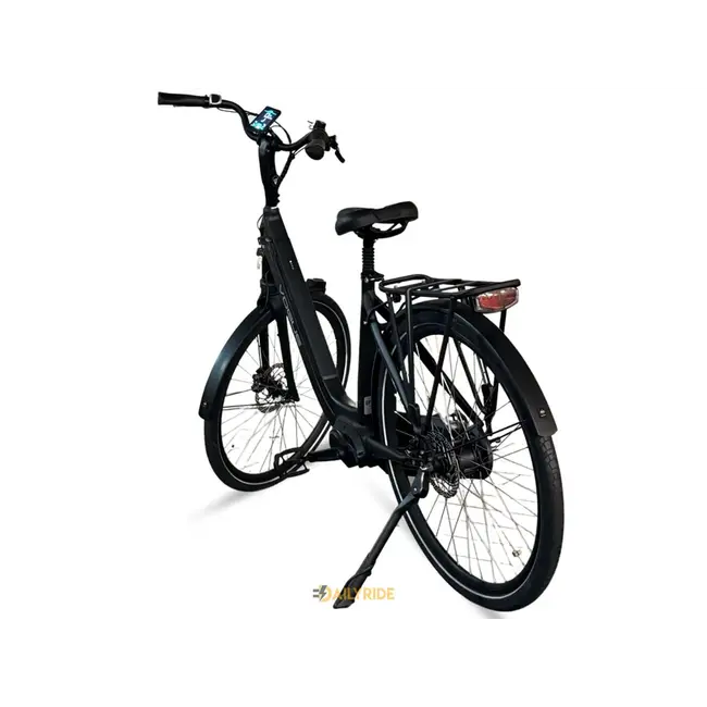 Vogue  Mestengo Elektrische Damesfiets 8V Zwart/Grijs/Blauw