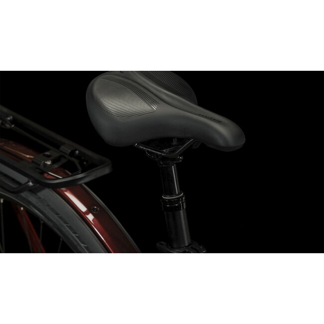 Cube  Touring Hybrid Exc 625 Red/white dames Rood 12V