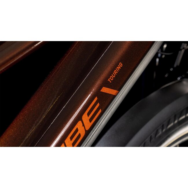 Cube  Touring Hybrid Pro 625 Elektrische fiets Bruin 11V