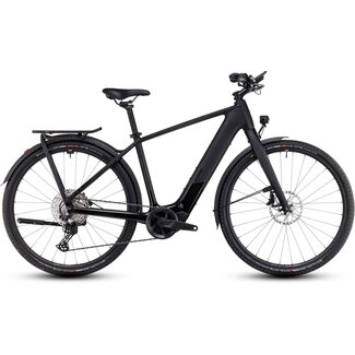 Cube  Kathmandu Hybrid C:62 SLX 400X – Elektrische Herenfiets 12V Grijs