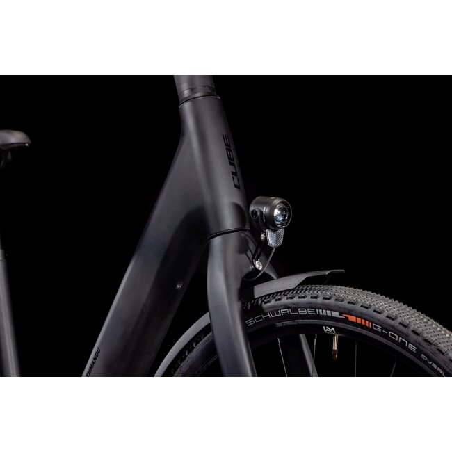 Cube  Kathmandu Hybrid C:62 SLX 400 – Elektrische Damesfiets 12V Grijs