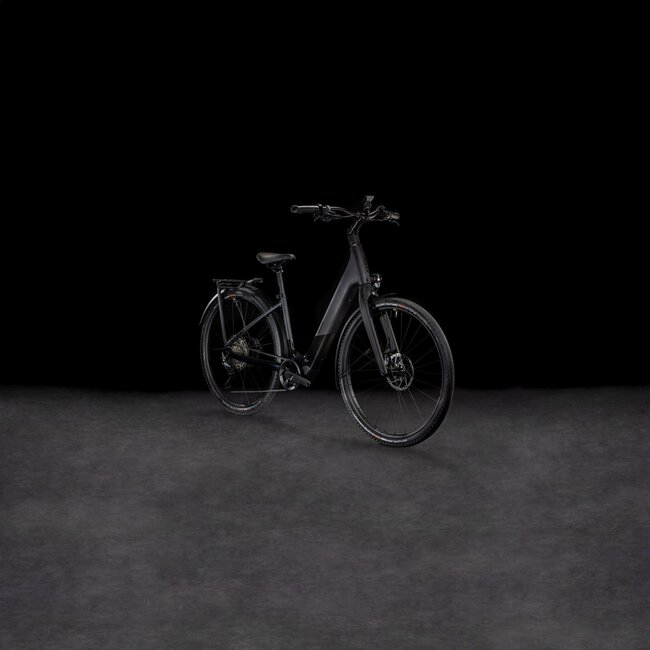 Cube  Kathmandu Hybrid C:62 SLX 400 – Elektrische Damesfiets 12V Grijs