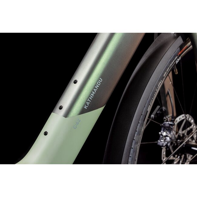 Cube  Kathmandu Hybrid C:62 SLT 400X – Elektrische Fiets 12V Groen