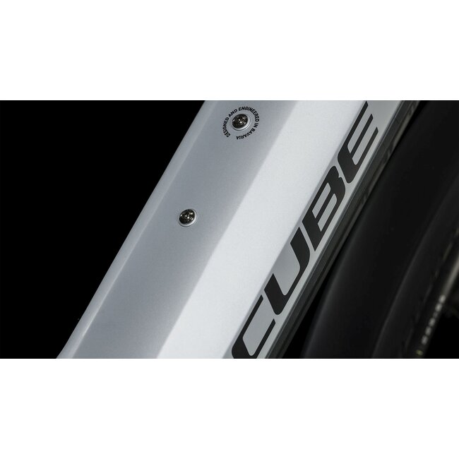 Cube  Kathmandu Hybrid SLX 750 Polarsilver/black dames Zilver 12V