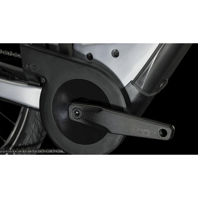 Cube  Kathmandu Hybrid SLX 750 Polarsilver/black dames Zilver 12V