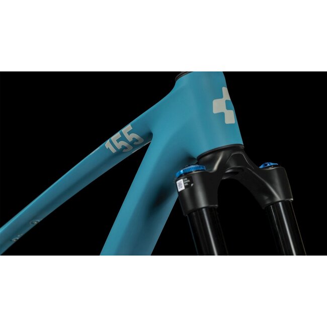 Cube  Stereo One55 C62 SLX Bondiblue/grey MTB 29 inch Blauw 12V