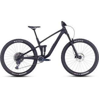 Cube  Stereo One44 C62 Pro Carbon/black MTB 29 inch Zwart 12V