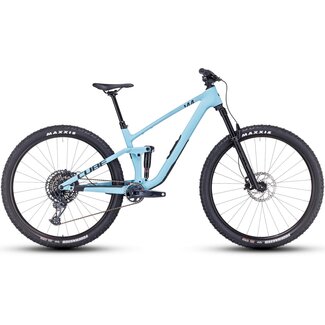 Cube  Stereo One44 C62 Pro Mayablue/black MTB 29 inch Blauw 12V