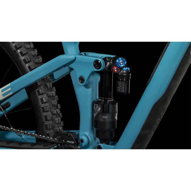 Cube  Stereo One55 C62 SLX Bondiblue/grey MTB 29 inch Blauw 12V