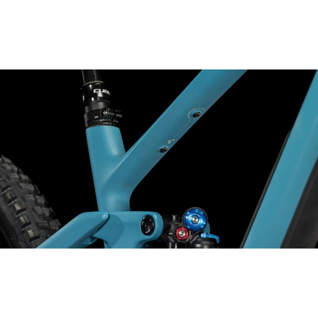 Cube  Stereo One55 C62 SLX Bondiblue/grey MTB 29 inch Blauw 12V