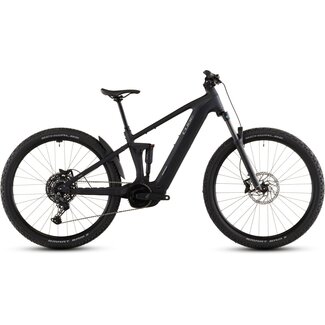 Cube  Stereo Hybrid One22 Pro 600 Night/chrome MTB 29 inch Zwart 10V