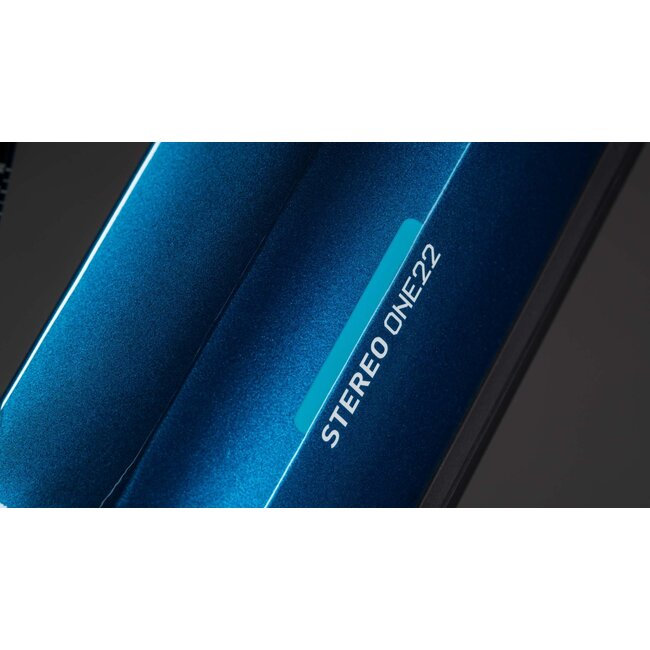 Cube  Stereo Hybrid One22 Race 800 Electricblue/white MTB 29 inch Blauw 12V