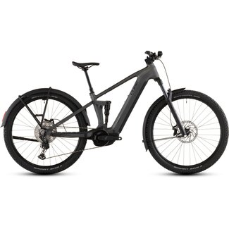 Cube  Stereo Hybrid One22 Race 800 Fe Slabgrey/chrome MTB 29 inch Grijs 12V