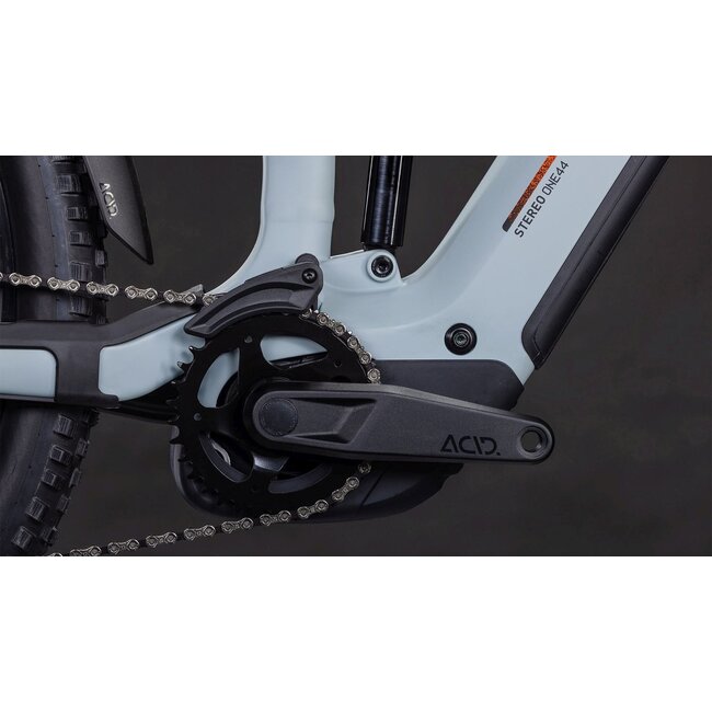 Cube  Stereo Hybrid One44 Pro 800 Vulcan/orange MTB 29 inch Grijs 12V