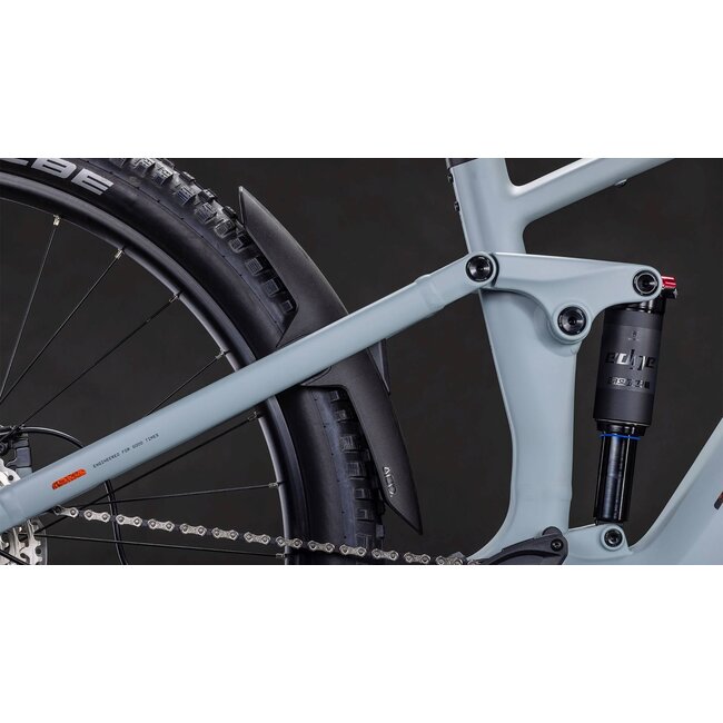 Cube  Stereo Hybrid One44 Pro 800 Vulcan/orange MTB 29 inch Grijs 12V