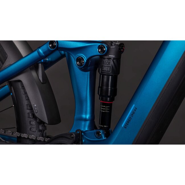 Cube  Stereo Hybrid One44 Ex 800 Electricblue/blue MTB 29 inch Blauw 12V