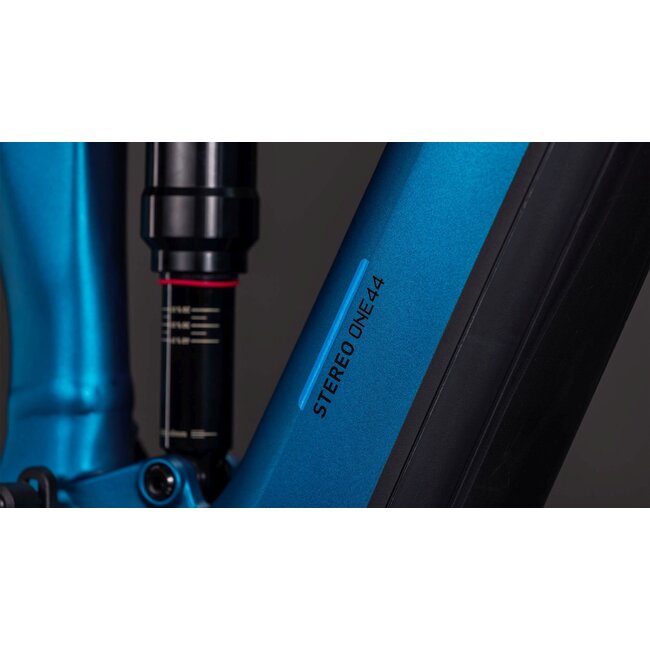 Cube  Stereo Hybrid One44 Ex 800 Electricblue/blue MTB 29 inch Blauw 12V