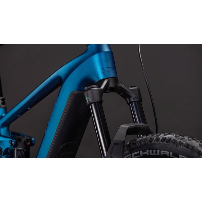 Cube  Stereo Hybrid One44 Ex 800 Electricblue/blue MTB 29 inch Blauw 12V