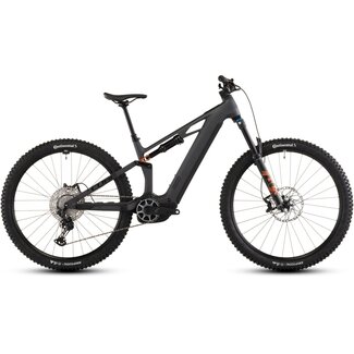 Cube  Stereo Hybrid One44 Hpc SLX 800 Slabgrey/orange MTB 29 inch Grijs 12V