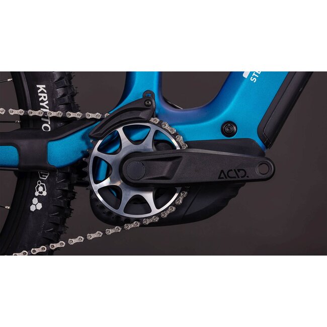 Cube  Stereo Hybrid One44 Hpc SLX 800 Nebula/white MTB 27.5 inch Paars 12V