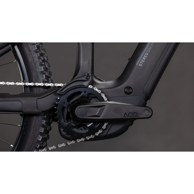 Cube  Stereo Hybrid One44 Hpc Race 800 Blackline MTB 29 inch Zwart 12V