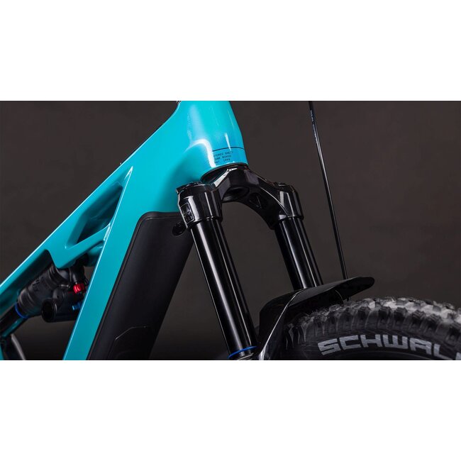 Cube  Stereo Hybrid One77 Hpc Race 800 Swimmingpool/blac MTB 29 inch Blauw 12V