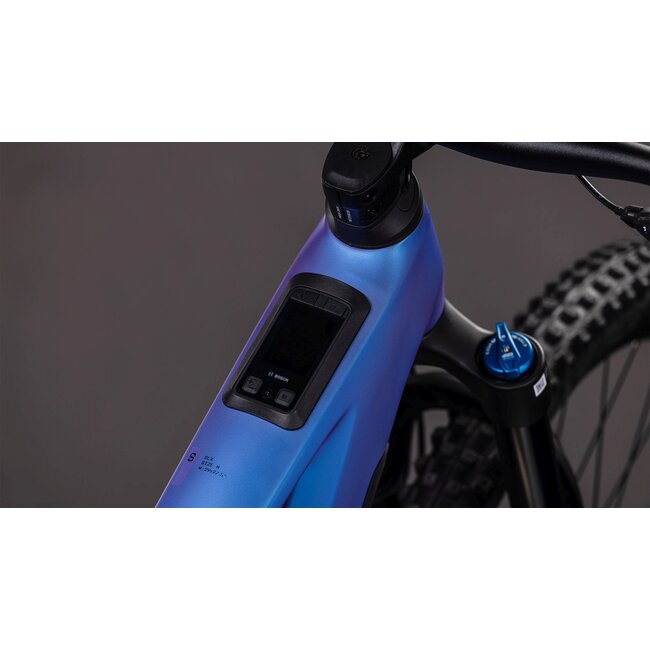 Cube  Stereo Hybrid One77 Hpc SLX 800 Blueiris/black MTB 29 inch Blauw 12V