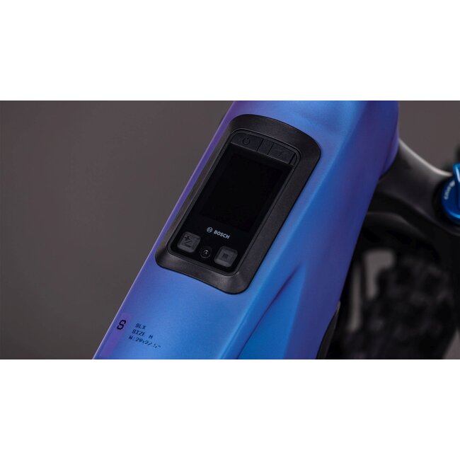 Cube  Stereo Hybrid One77 Hpc SLX 800 Blueiris/black MTB 29 inch Blauw 12V