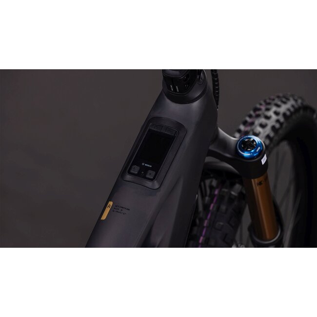 Cube  Stereo Hybrid One77 Hpc At 800 Carbon/gold MTB 29 inch Zwart 12V