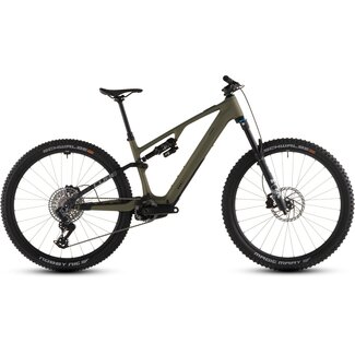 Cube  Ams Hybrid One44 C68x Tm 400x Reedgreen/matrix MTB 29 inch Groen 12V