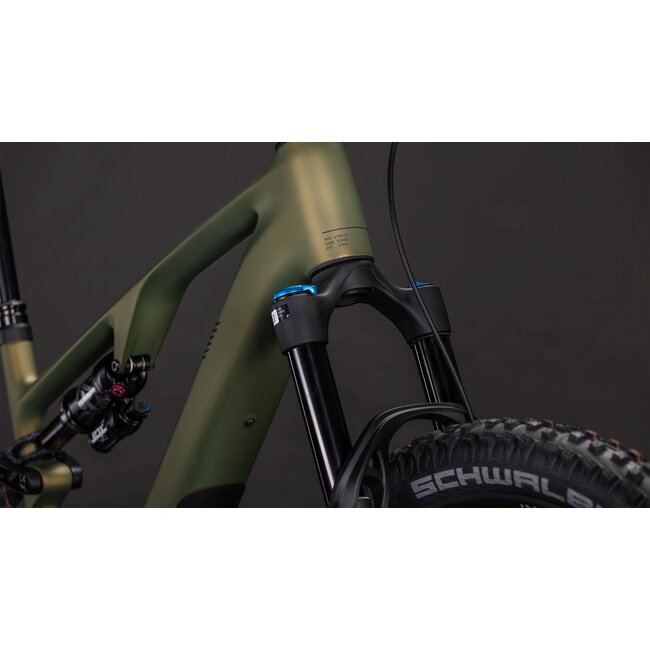 Cube  Ams Hybrid One44 C68x Tm 400x Reedgreen/matrix MTB 29 inch Groen 12V