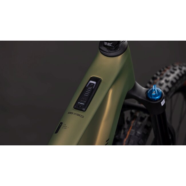 Cube  Ams Hybrid One44 C68x Tm 400x Reedgreen/matrix MTB 29 inch Groen 12V