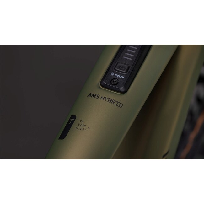 Cube  Ams Hybrid One44 C68x Tm 400x Reedgreen/matrix MTB 29 inch Groen 12V