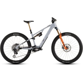 Cube  Ams Hybrid One44 C68x Super Tm 400x Foggrey/fibre MTB 29 inch Grijs 12V