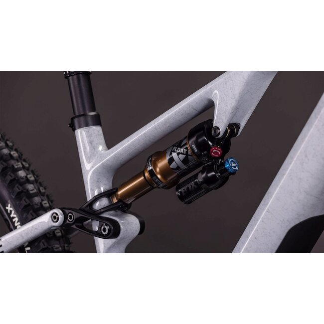 Cube  Ams Hybrid One44 C68x Super Tm 400x Foggrey/fibre MTB 29 inch Grijs 12V