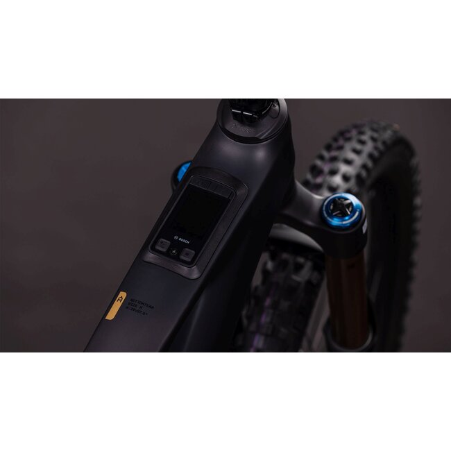 Cube  Ams Hybrid One77 C62 At 600x Carbon/gold MTB 29 inch Zwart 12V