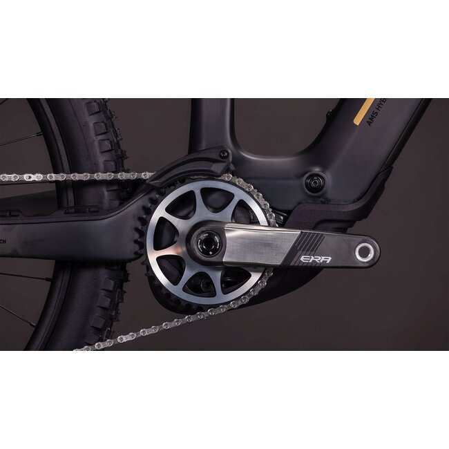 Cube  Ams Hybrid One77 C62 At 600x Carbon/gold MTB 29 inch Zwart 12V