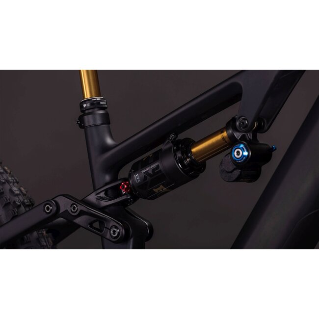 Cube  Ams Hybrid One77 C62 At 600x Carbon/gold MTB 29 inch Zwart 12V