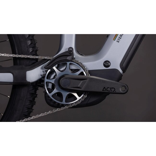 Cube  Stereo Hybrid One44 Hpc SLX Evo 800 Slategrey/blac MTB 27.5 inch Grijs 12V