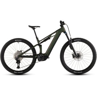 Cube  Stereo Hybrid One44 Hpc SLX Evo 800 Stellar/grey MTB 27.5 inch Groen 12V