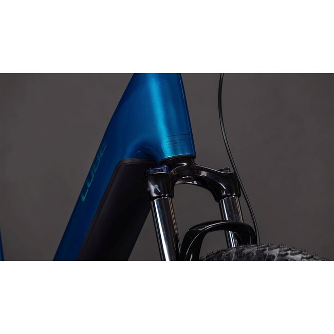 Cube  Reaction Hybrid Performance 600 Electricblue/dazzl MTB 27.5 inch Blauw 9V