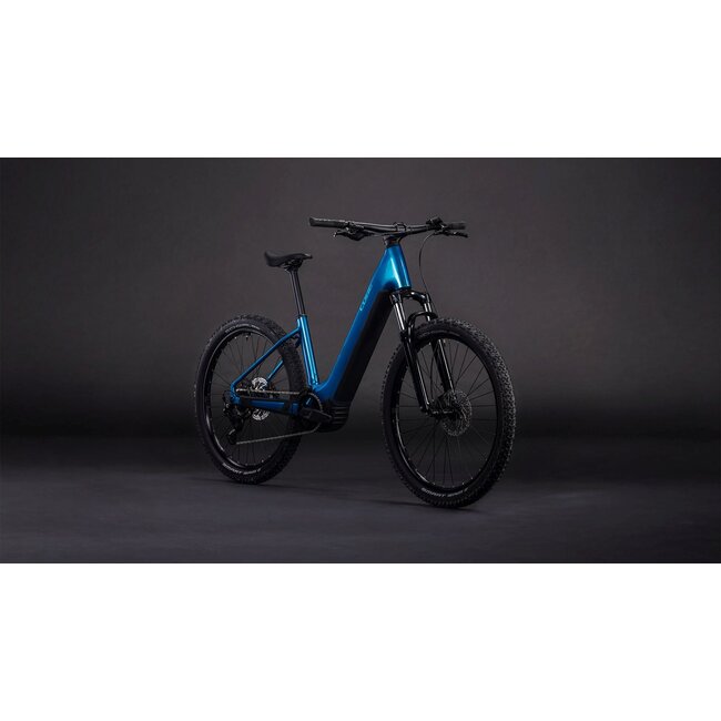 Cube  Reaction Hybrid Performance 600 Electricblue/dazzl MTB 27.5 inch Blauw 9V