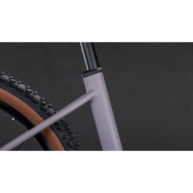 Cube  Reaction Hybrid Performance 600 Plumgrey/black MTB 27.5 inch Grijs 9V