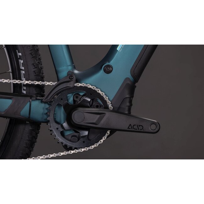 Cube  Reaction Hybrid One 600 Royalgreen/prism MTB 27.5 inch Groen 10V