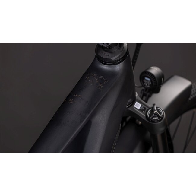 Cube  Nuride Hybrid SLX 800 Black/gold uni Zwart 12V