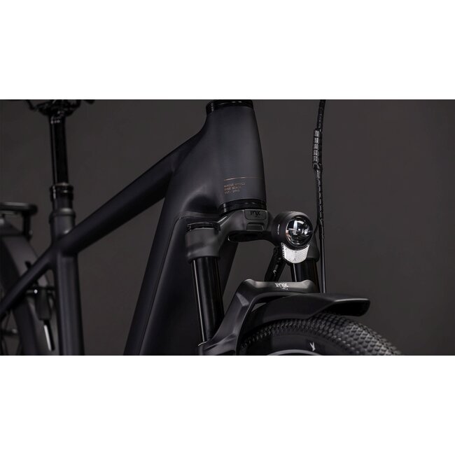 Cube  Nuride Hybrid SLX 800 Black/gold uni Zwart 12V