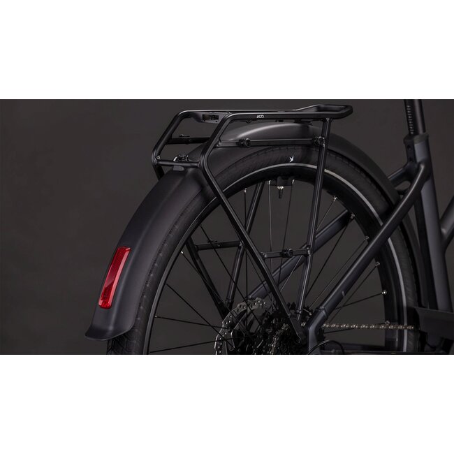 Cube  Touring Hybrid One 600 Coal/chrome uni Zwart 9V