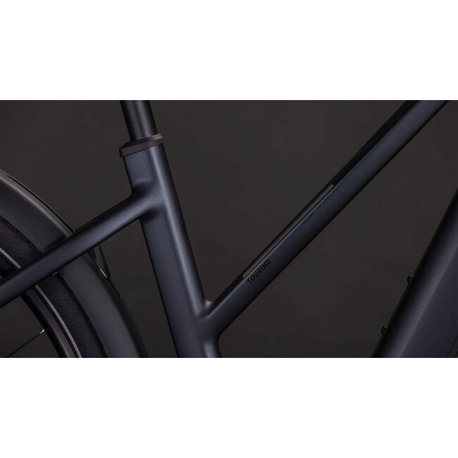 Cube  Touring Hybrid One 600 Coal/chrome uni Zwart 9V