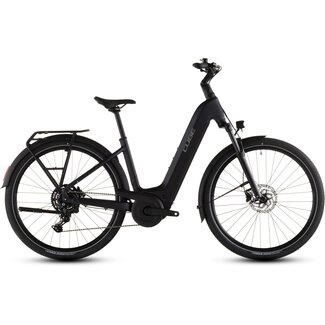 Cube  Touring Hybrid One 600 Coal/chrome uni Zwart 9V