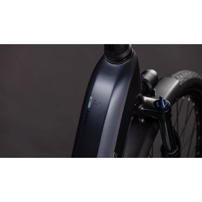 Cube  Touring Hybrid One 600 Coal/chrome uni Zwart 9V